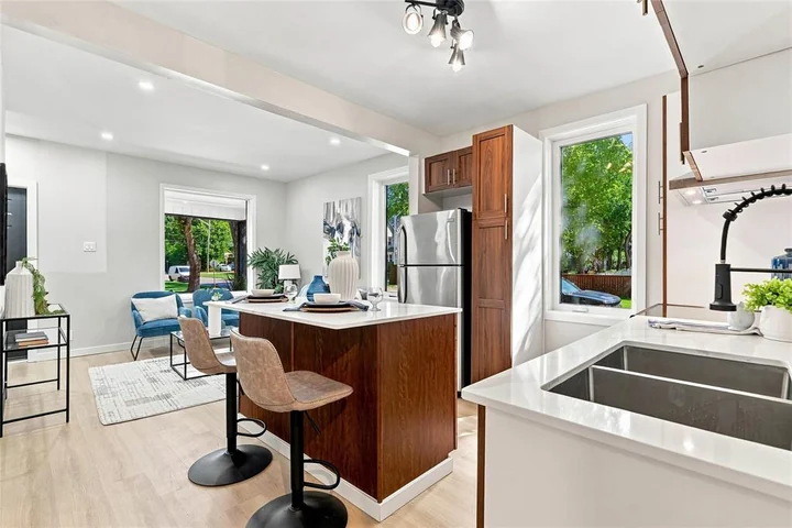 Kitchen and dining in Luxton, Winnipeg